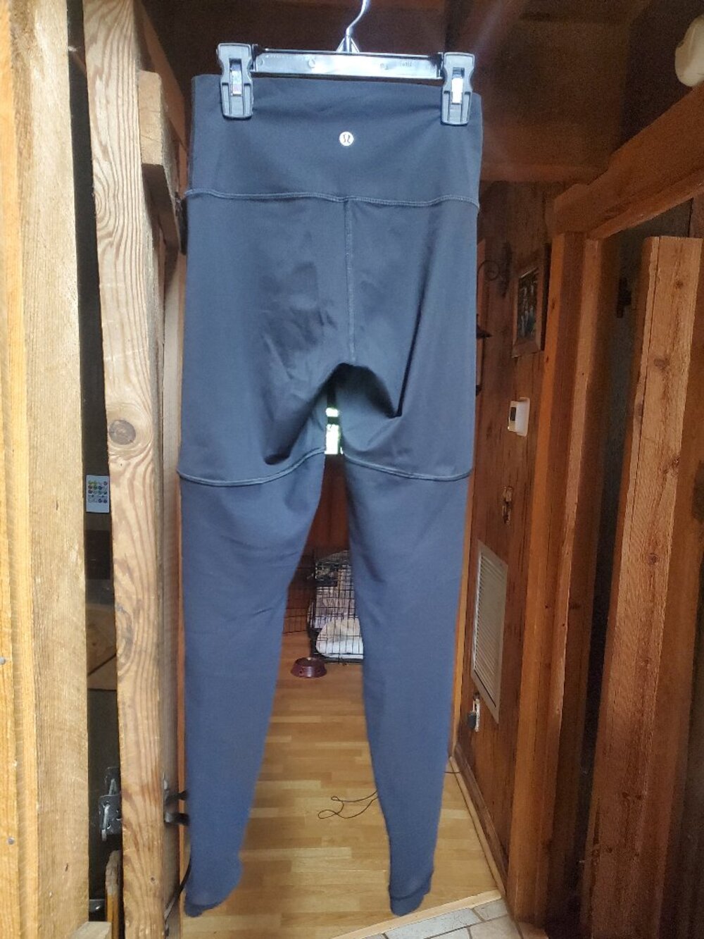 Lululemon Tight Stuff Tight II 25" Black Mesh Compressive Running Leggings